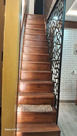 Staircase in 4 BHK Apartment at Motiaz Royal Citi, Ambala Highway – for Sale