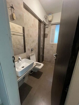 Bathroom in 2 BHK Apartment at Can Rose Villa, Amboli – for Rent