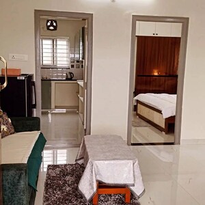 Team Area in 1 BHK Apartment at Raghavendra Nilayam Kondapur, Kondapur – for Rent