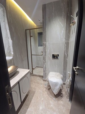 Bathroom in 4 BHK Builder Floor at Rajouri Garden – for Rent
