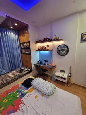 Living Room in 3 BHK Apartment at Oberoi Realty Exquisite, Goregaon East – for Rent