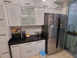 Kitchen in 3 BHK Apartment at Oberoi Realty Exquisite, Goregaon East – for Rent