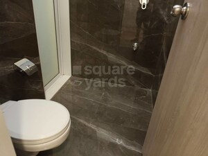 Bathroom in 1 BHK Apartment at Aurum Q Islands, Ghansoli – for Rent