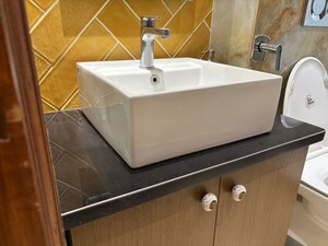 Bathroom in 2 BHK Builder Floor at Sector 43 – for Rent