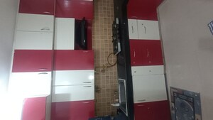 Kitchen in 2 BHK Apartment at Mahagun Mywoods, Sector 16c Greater Noida – for Rent