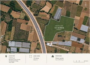  Land – Map Location View at Avalapalli - for Rent