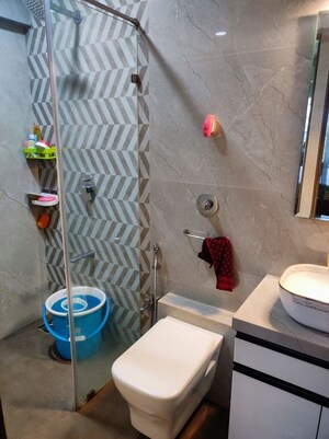 Bathroom in 3 BHK Apartment at Supreme Shree Shreyas CHS, Santacruz East – for Sale