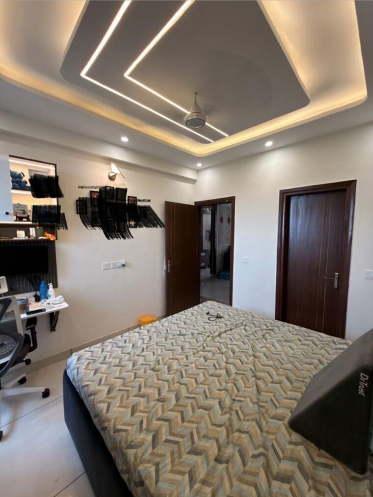 Bedroom, aerocity 2 Bedroom 1350 Sq.Ft. Builder Floor In Aerocity Mohali 10659639