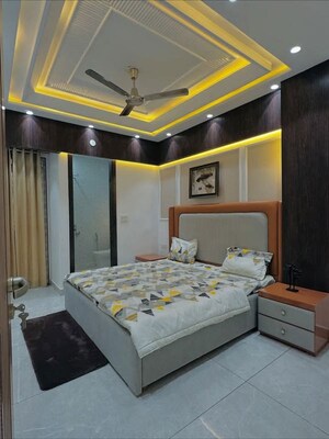 Bedroom in 1 BHK Builder Floor at Mahavir Enclave – for Rent
