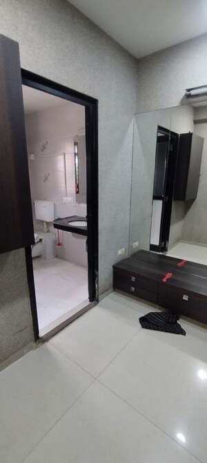Bathroom in 5 BHK Apartment at Piplod – for Rent