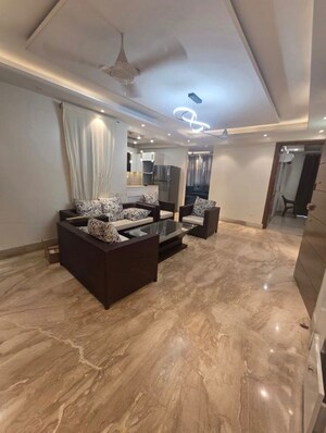 Living Room in 3 BHK Builder Floor at Hong Kong Bazaar, Sector 57 – for Sale