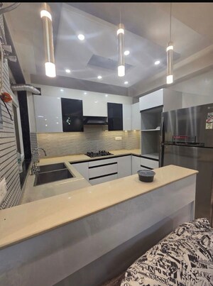 Kitchen in 3 BHK Builder Floor at Hong Kong Bazaar, Sector 57 – for Sale