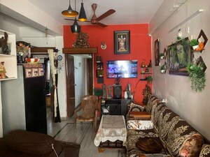 Living Room in 2 BHK Apartment at Modi Gulmohar Gardens Phase 1, Mallapur – for Sale