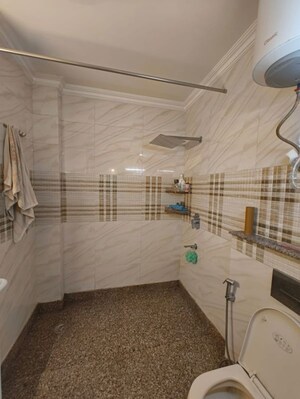Bathroom in 3 BHK Builder Floor at Chittaranjan Park – for Rent