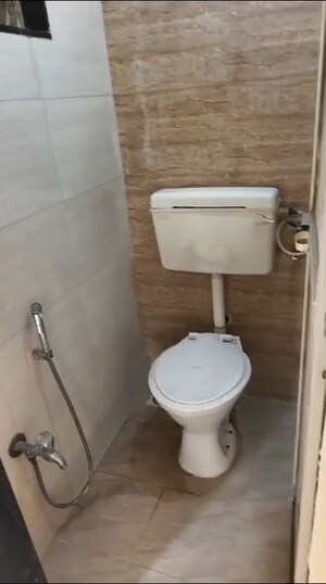 Attached Bathroom in 1 BHK Apartment at Krishna Vihar, Ghansoli – for Rent