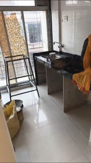 Kitchen in 1 BHK Apartment at Krishna Vihar, Ghansoli – for Rent