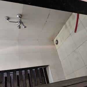 Bathroom in 1 BHK Apartment at Krishna Residency Ghansoli, Ghansoli – for Rent
