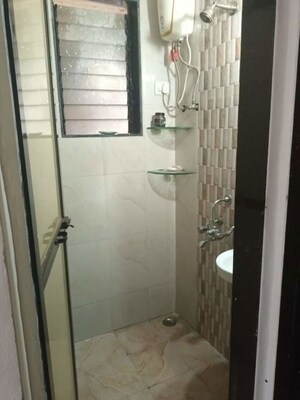 Bathroom in 1 BHK Apartment at Shree Krishna Villa Ghansoli, Ghansoli – for Rent