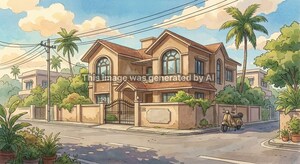  Independent House – Exterior View View at Lajpur - for Sale