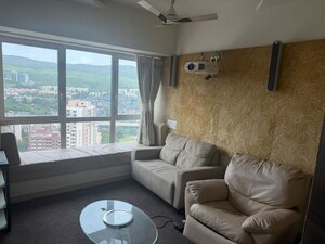 Living Room in 2 BHK Apartment at Hiranandani Highland, Powai – for Rent