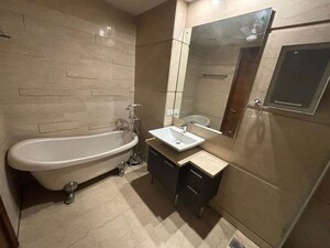Bathroom in 4 BHK Builder Floor at Panchsheel Park – for Sale