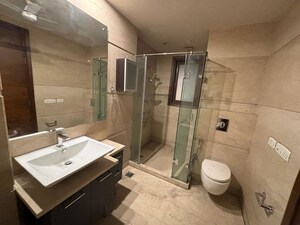 Bathroom in 4 BHK Builder Floor at Panchsheel Park – for Sale