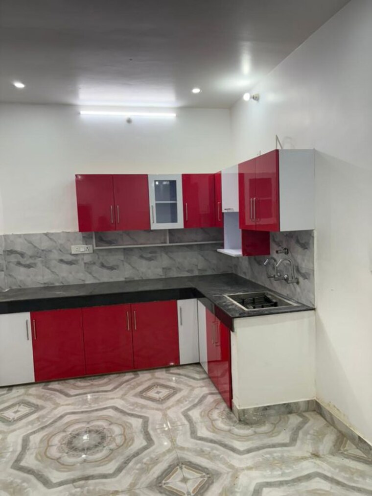 Kitchen, stellar-okas-golf-view 2 Bedroom 1000 Sq.Ft. Independent House In Sushant Golf City Lucknow 10659879