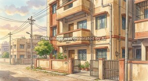  Apartment – Exterior View View at Dhokali - for Sale