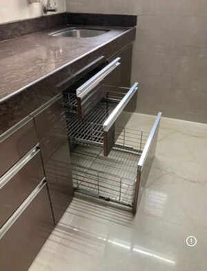 Staircase in 1 BHK Apartment at Chandak 34 Park Estate, Goregaon West – for Rent