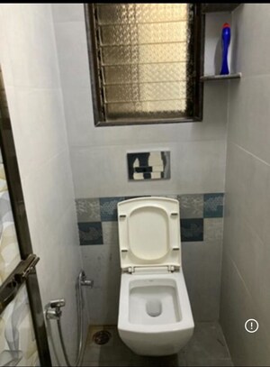 Bathroom in 1 BHK Apartment at Chandak 34 Park Estate, Goregaon West – for Rent