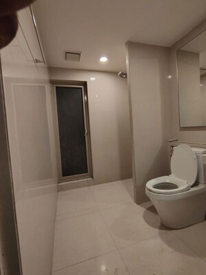 Bathroom in 3 BHK Apartment at Hiranandani Estate Carlton, Ghodbunder Road – for Rent