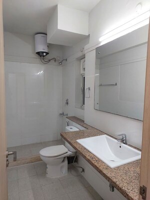 Bathroom in 4 BHK Apartment at DLF New Town Heights I, Sector 90 – for Rent