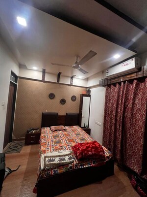 Bedroom in 3 BHK Apartment at Ram Villa Pimple Saudagar, Pimple Saudagar – for Rent
