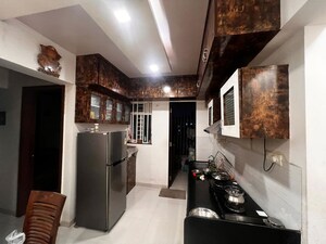 Kitchen in 3 BHK Apartment at Ram Villa Pimple Saudagar, Pimple Saudagar – for Rent