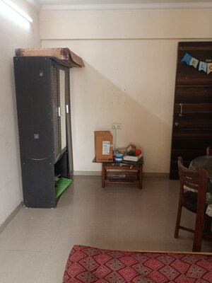 Living Room in 1 BHK Apartment at Raunak Heights, Ghodbunder Road – for Rent