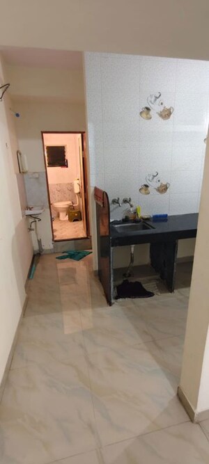 Bathroom in 1 BHK Apartment at Rakshak Nagar Gold, Kharadi – for Rent