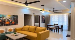 Living Room in 3 BHK Apartment at Sancoale – for Sale