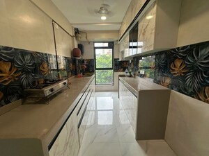 Kitchen in 3 BHK Apartment at Gurukrupa Divyam, Ghatkopar East – for Rent