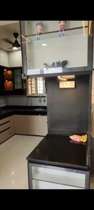 Kitchen in 3 BHK Apartment at Majestique Towers, Kharadi – for Rent