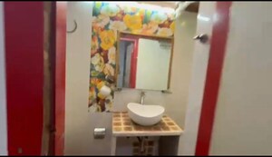 Bathroom in 3 BHK Apartment at Arshie Complex, Versova – for Rent