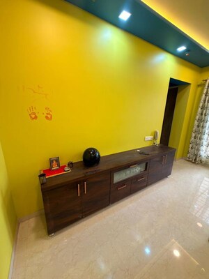 Living Room in 1 BHK Apartment at Adityaraj Breeze, Vikhroli East – for Rent