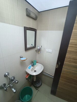 Bathroom in 2 BHK Apartment at Kabra Jai Mitra Apartments, Goregaon West – for Rent