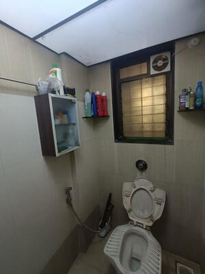 Bathroom in 2 BHK Apartment at Kabra Jai Mitra Apartments, Goregaon West – for Rent