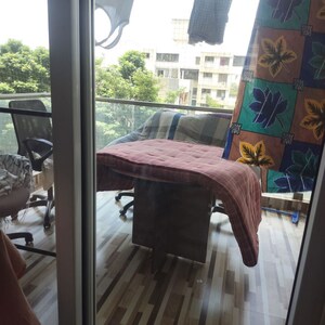 Balcony in 2 BHK Apartment at Sharada Alliance Paritosh, Balewadi – for Rent