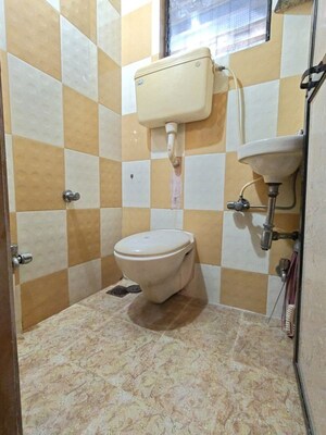 Bathroom in 1 BHK Apartment at Golders Green CHS, Borivali West – for Rent