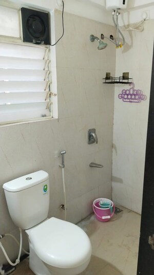 Bathroom in 2 BHK Apartment at JKG Purvarang, Wagholi – for Rent