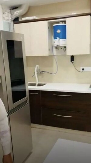 Kitchen in 3 BHK Apartment at Shalimar Emerald, Butler Colony – for Rent