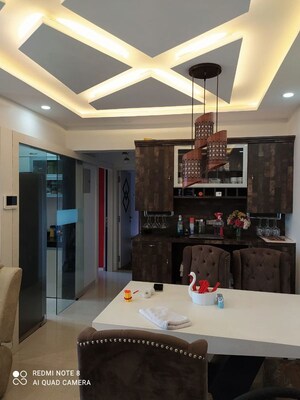 Bedroom in 1 BHK Apartment at Siddhi Highland Haven, Balkum Pada – for Rent