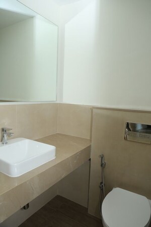 Bathroom in 2 BHK Apartment at Piramal Aranya, Byculla – for Rent