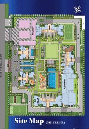 Master Plan in 3 BHK Apartment at SKA Estate, Eta Ii Greater Noida – for Sale